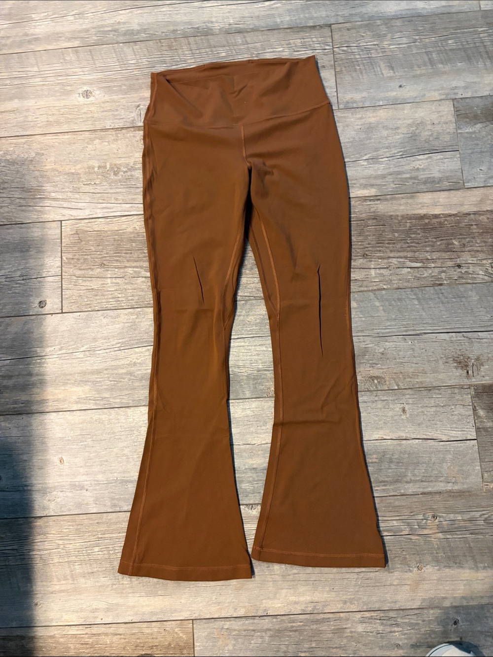Lululemon align brown flares leggings sz 10 LN